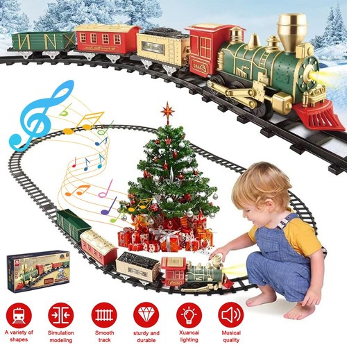 Steam train track - toy, with