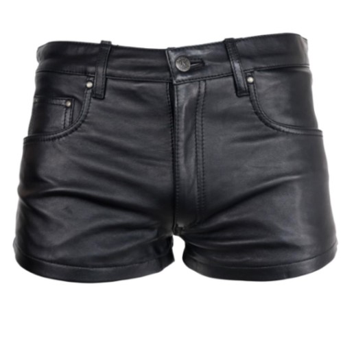 Men black nicker - black, genuine