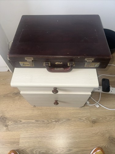 Burgundy briefcase with - burgundy,