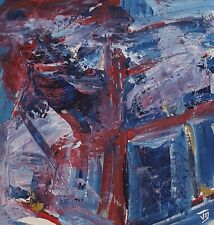 John Desmond 'Wreck of the Hanora' Acrylic Early painting Irish Artist