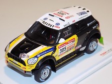 1/43 True Scale Models TSM Mini Countryman #305 Dakar Rally 2nd Place TSM144343