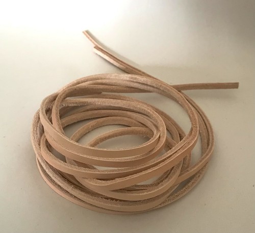 Natural veg tan flat 3mm - tan,