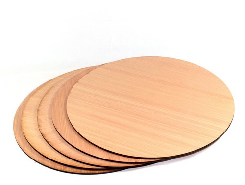 Wooden circle discs round - ,