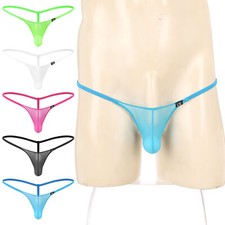 UK Mens Sexy Low Rise Thong