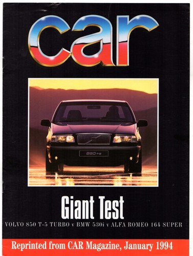 Volvo 850 saloon - t5, test