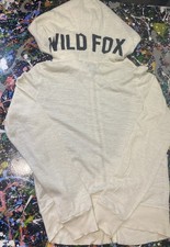 Wildfox Ecru Cotton Hoodie M