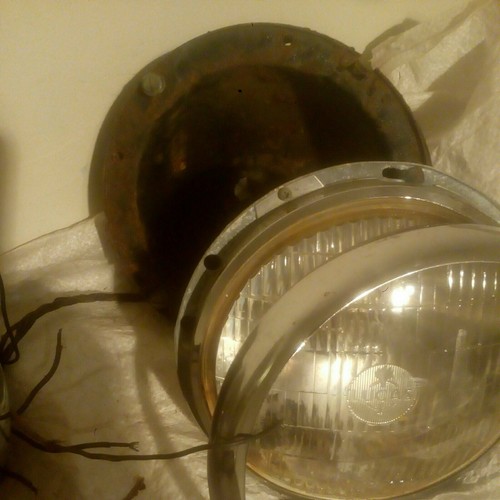 Vintage pair lucas lights - h,