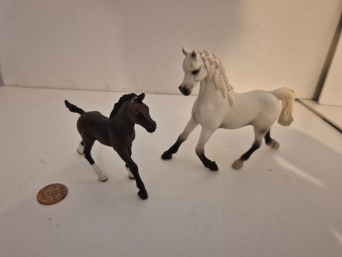 Schleich arabian mare - arabian, foal