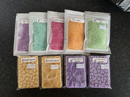 Wax melts and - , sizzlers