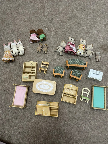 Sylvanian families lot - families, 1:12