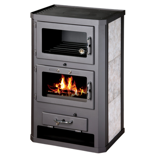 Wood burning stove oven - burning, 12kw