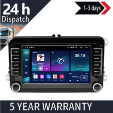 32G GPS CarPlay Car Stereo Radio Android 14 CarPlay  Fit For VW GOLF MK5 MK6