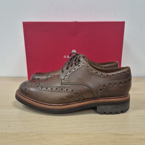 Grenson archie brown leather - brown,
