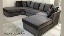 Luxury Stylish U & L Shape Cinema Sofa /Special SALE/New Corner Chaise Footstool