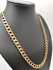 9CT GOLD CURB LINK SOLID GOLD