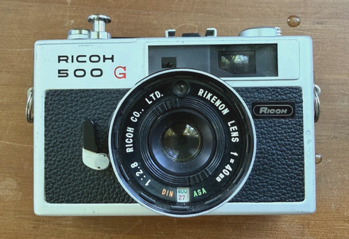 Vintage ricoh 500 35mm - vintage,