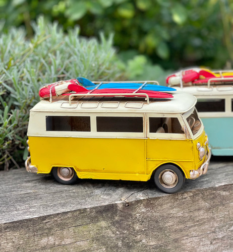 Classic yellow vintage - vw,