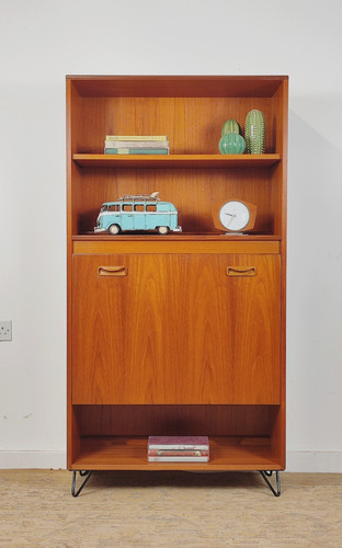 Vintage plan bookcase - plan,