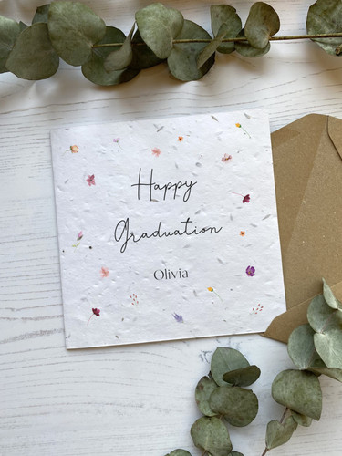 Personalised graduation card - card,