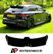 Audi A3 S3 RS3 8Y Sportback Gloss Black Rear Boot Roof Spoiler Wing Lip 2020+