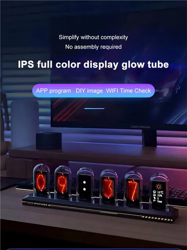 Rgb nixie tube - rgb, clock