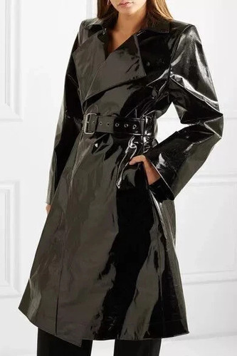 Women shinny patient rain coat - rain,