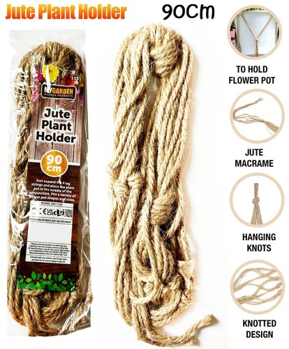 90cm macrame jute - jute, plant
