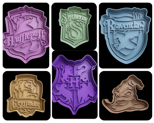 Harry potter cookie cutters - potter,