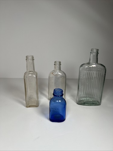 Vintage glass bottles - vintage,