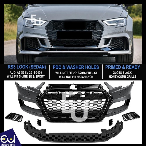 Rs3 style front bumper - front,