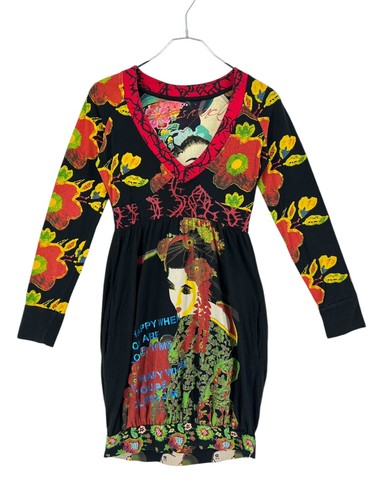 Desigual neck long sleeve - v-neck,