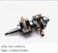 63V-11400-01 Crankshaft Assy Fits for Yamaha 2 Stroke 9.9HP 15HP Outboard Motor