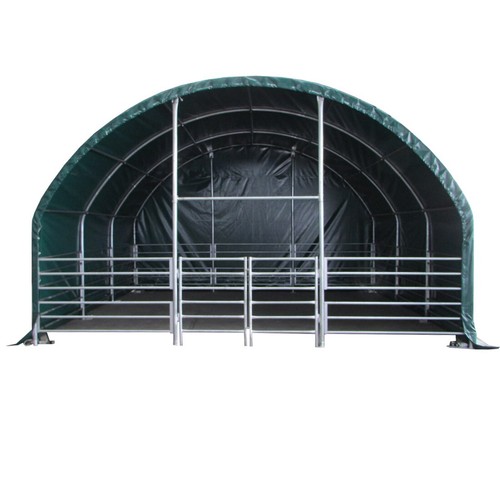 Mobile field shelter - field, horses