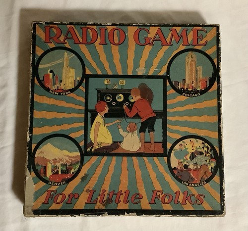 Antique radio game - game, for