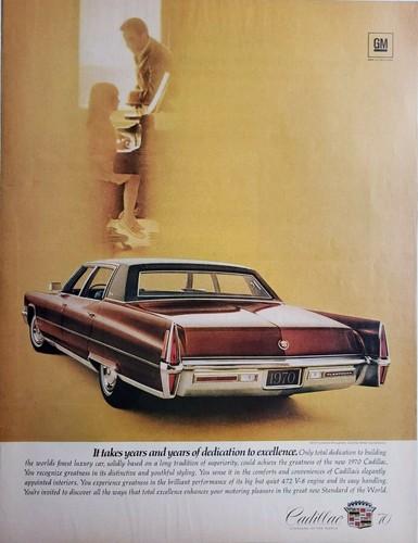 Cadillac print ephemera - cadillac,