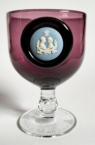 Wedgwood jasper blue glass - wedgwood,