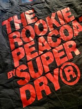 Superdry Military  Rookie  Navy Wool Peacoat Jacket – Size Medium