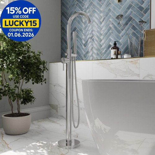 Freestanding bath shower mixer - shower,
