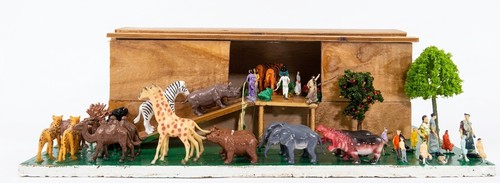 Handmade wooden noah ark - handmade,