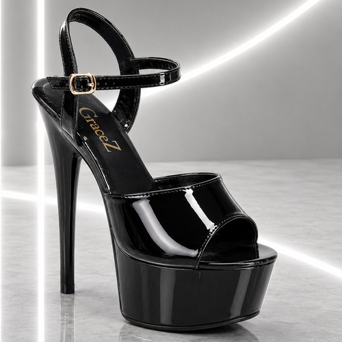 Patent black platform - black,