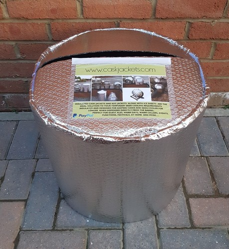 Insulated 30lt keg - insulated, cover
