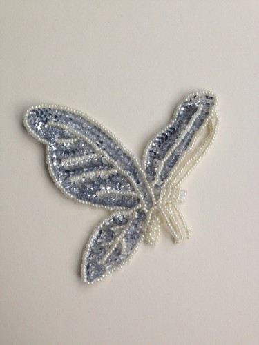 Medium beaded and sequin - and,