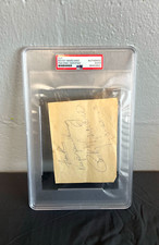 ROCKY MARCIANO Signed Cut Insc Keep Punching Dated 1963 PSA/DNA Certified Auto