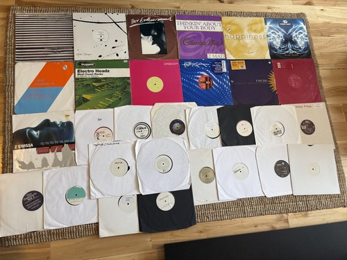 30x vinyl records mixed - 12",