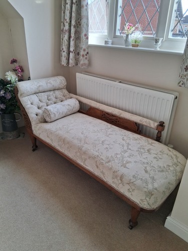 Antique chaise longue - antique,