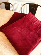 Vintage Velvet curtains red