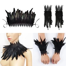 Fashion Black Feather Choker
