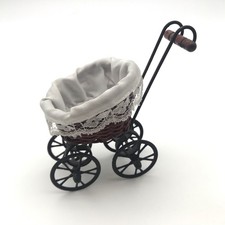 Small Dolls House Wicker &