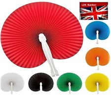UK SMALL BAG SIZE FOLDING HAND FAN FANS FOR US LADIES WITH HOT FLUSHES 7 COLOUR*