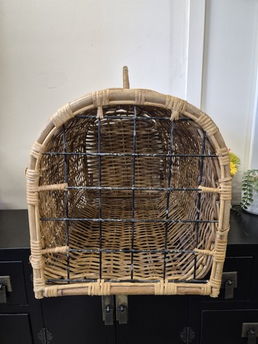 Vintage wicker pet - vintage, carrier